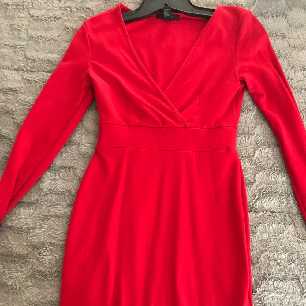 Red Forever 21 dress